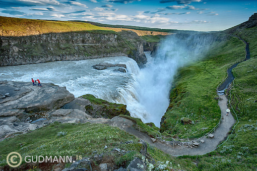 Gullfoss, the golden  waterfall of Iceland