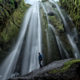 Gljúfrabúi waterfall