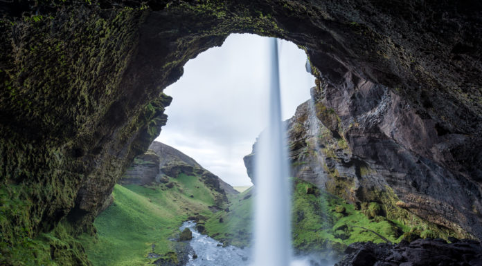 Kvernufoss waterfall Kvernufoss
