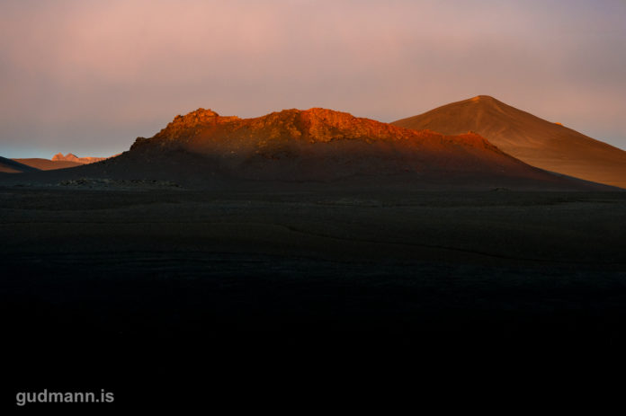 Crater near Vatnaöldur