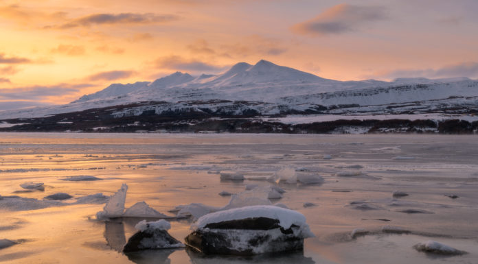 Photographing in north Iceland in January