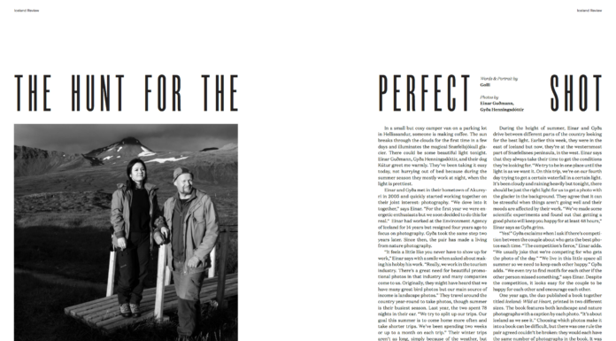 Interview in Iceland Review