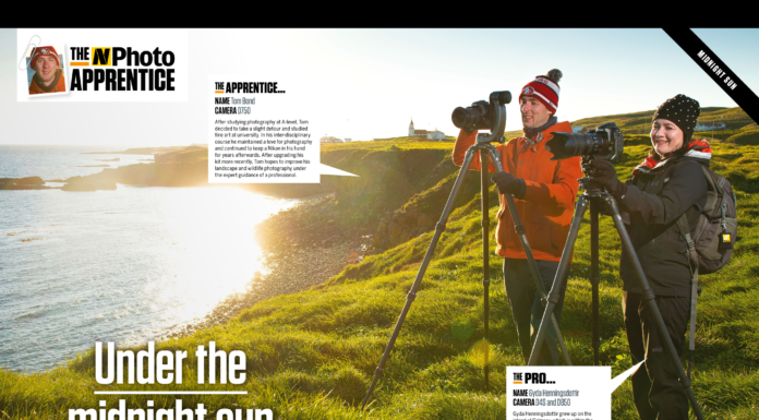 Land of the midnight sun feature in the N-photo magazine