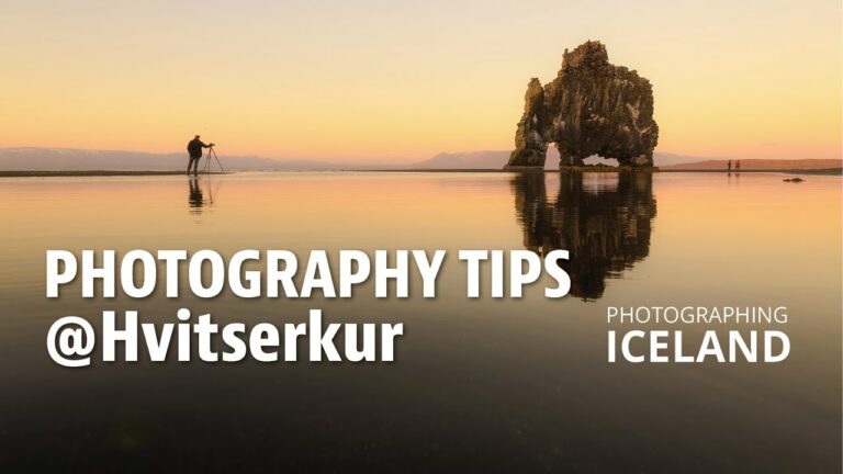 Photography tips at Hvitserkur