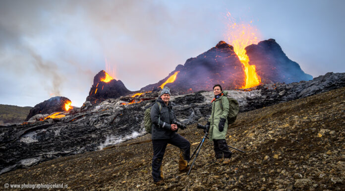 Photographing the Volcanic Eruption in Iceland