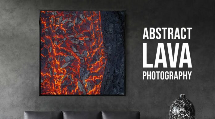 Abstract Lava Photography