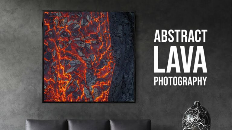 Abstract Lava Photography
