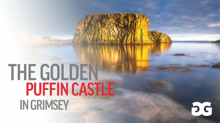 Photographing The Golden Puffin Castle in Grimsey