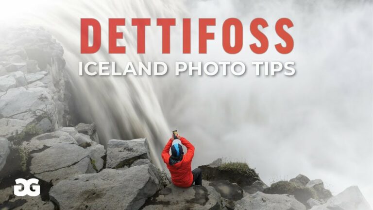 Photo tips at the Dettifoss waterfall