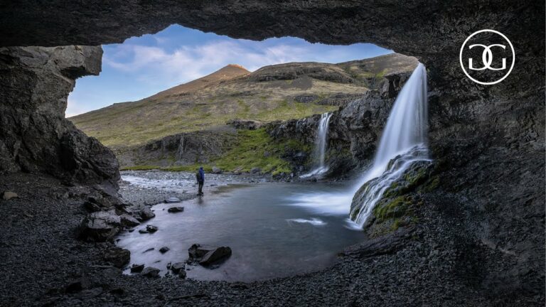 Two great days of working the scene at the Skútafoss waterfall